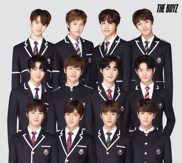 theboyz,stray kids 男团the boyz 出道前被选为知名校服厂商代言人