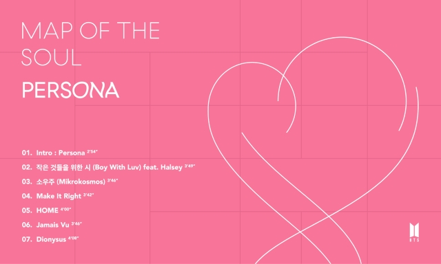 BTS 曲目表