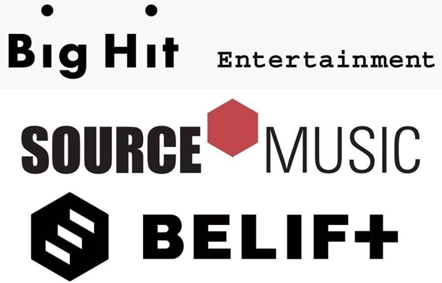 縮圖 / Big Hit Ent.、Source Music、BELIFT logo