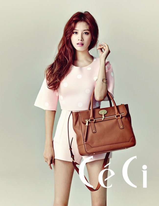 栽经的 ceci 美丽画报,广告代言,ceci,金栽经,rainbow,jillstuart