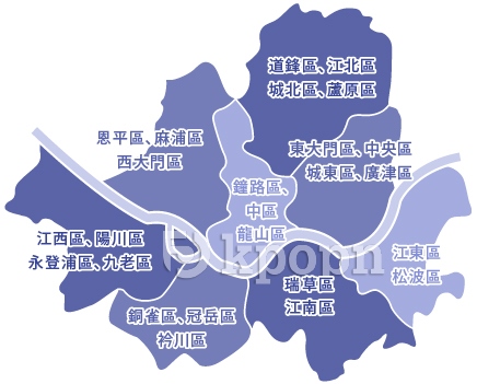 首爾行政區地圖