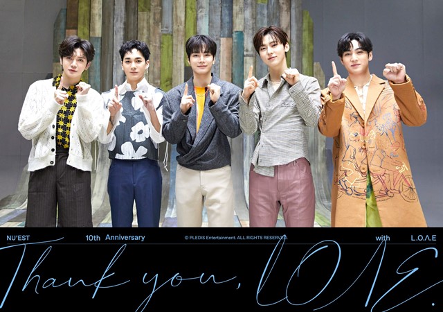 NU'EST 出道十週年紀念照