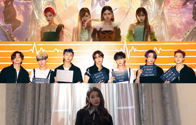 aespa、BTS 防彈少年團、IU