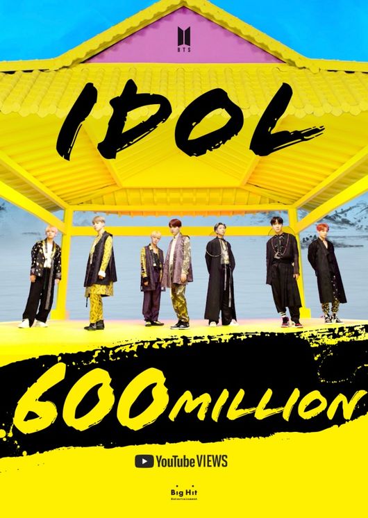 BTS《IDOL》MV 六億