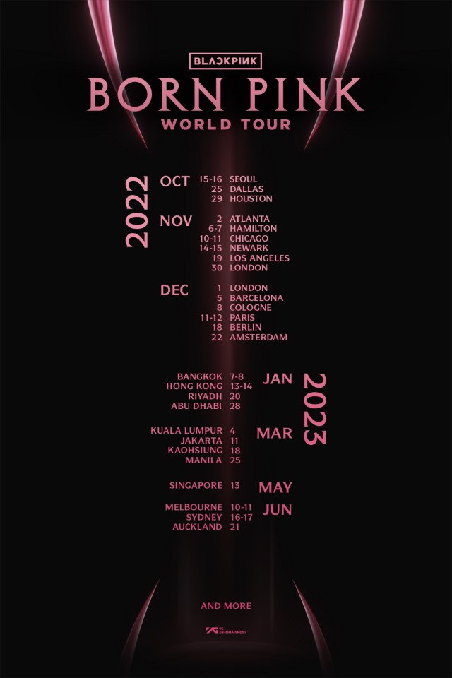 BLACKPINK 巡演場次