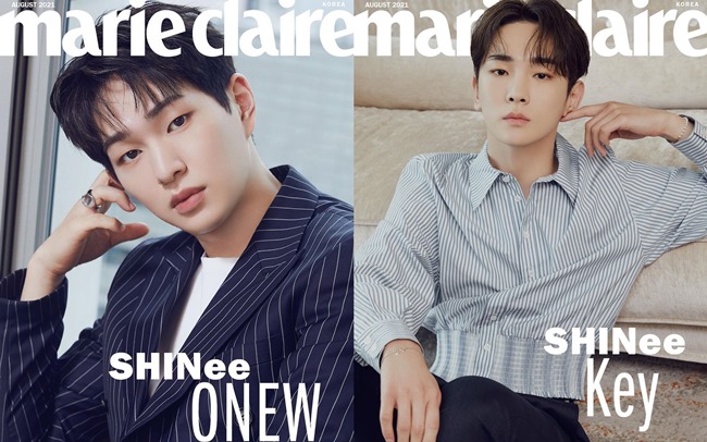 SHINee《美麗佳人 (Marie Claire)》韓版八月號：溫流、Key