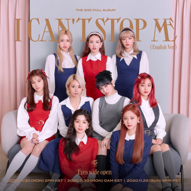 TWICE《I Can't Stop》英文版宣傳照