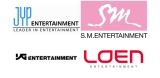 sm-yg-jyp-loen-entertainment