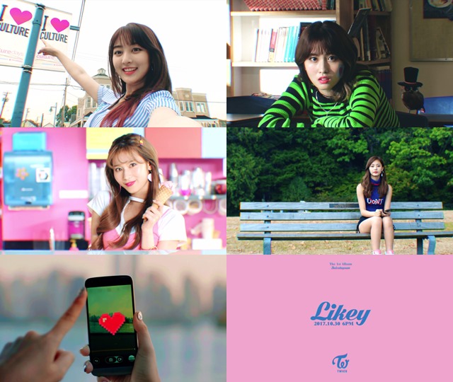 TWICE《Likey》預告影片截圖