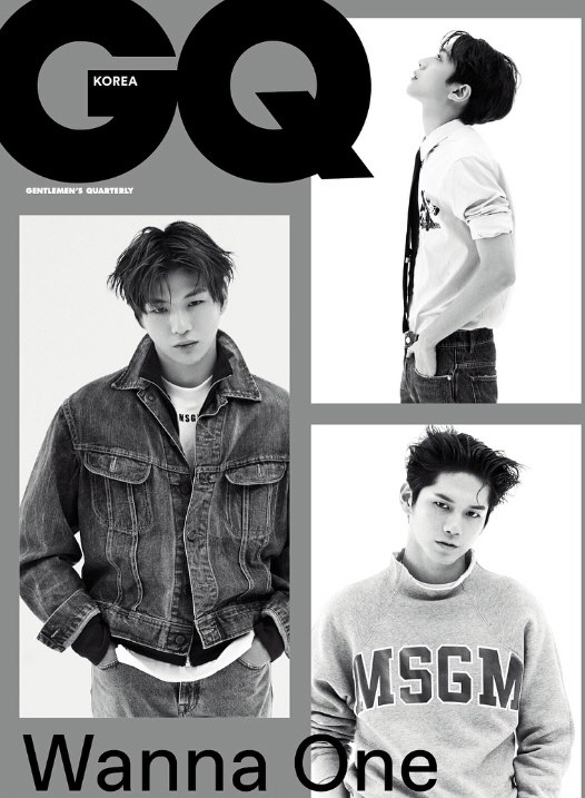 Wanna One《GQ Korea》封面