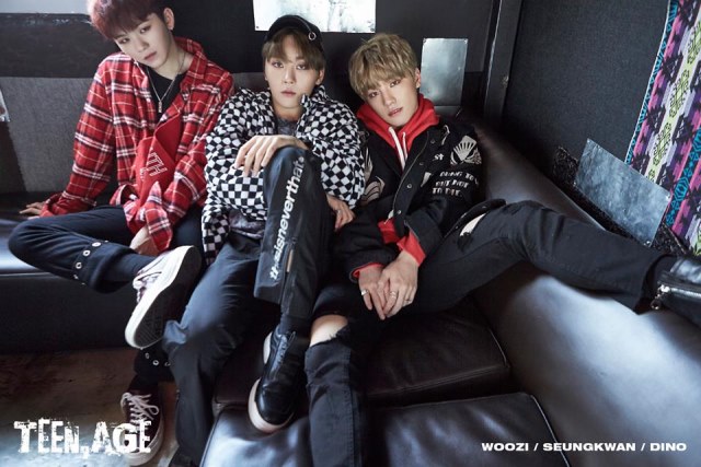 WOOZI、SEUNGKWAN、DINO《TEEN, AGE》概念照