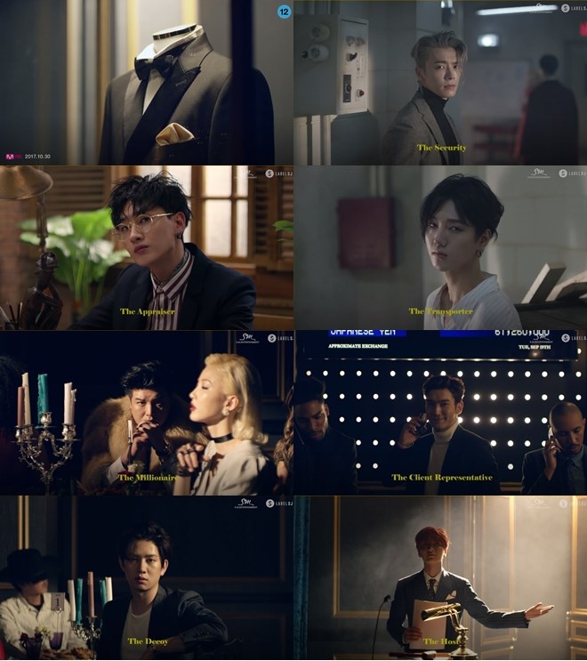 Super Junior《Black Suit》預告影片截圖