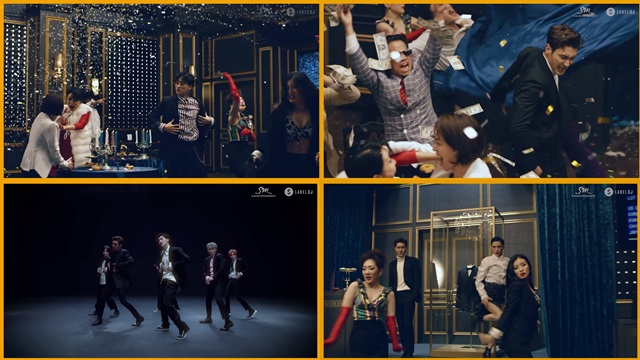 Super Junior《Black Suit》MV 預告影片截圖