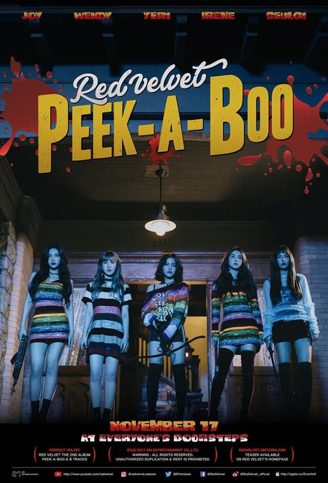 Red Velvet《Peek-A-Boo》概念照