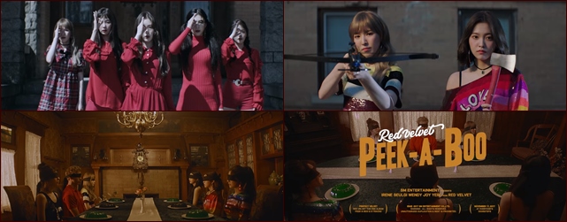 Red Velvet《Peek-A-Boo》預告影片截圖