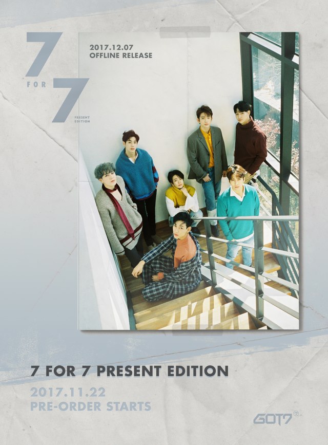 GOT7《7 FOR 7 PRESENT EDITION》預告照