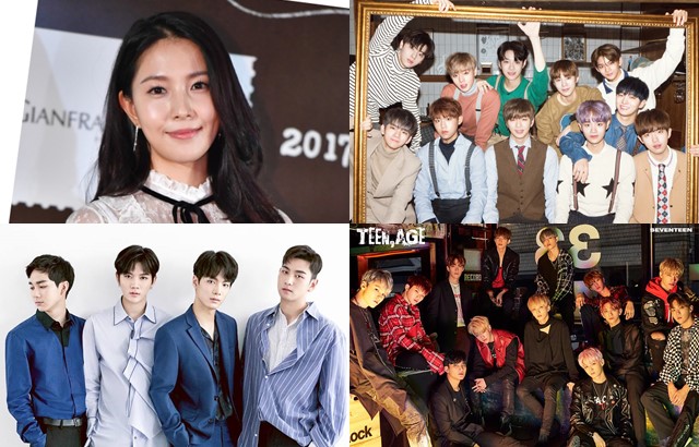 (縮圖) BoA、Wanna One、NU'EST W、SEVENTEEN