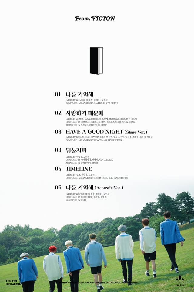 VICTON《From. VICTON》曲目表