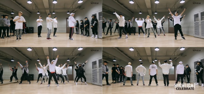 HIGHLIGHT《CELEBRATE》舞蹈練習