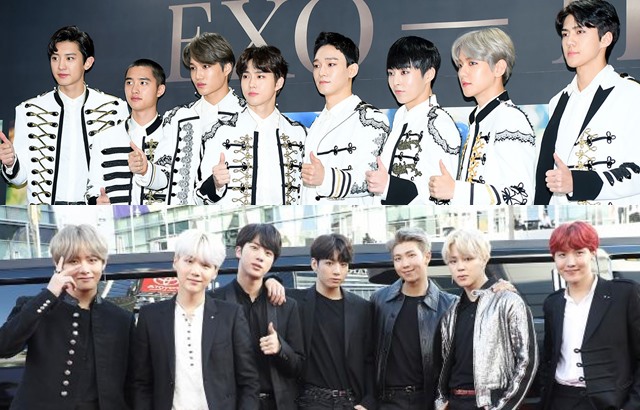 (縮圖) EXO、BTS 防彈少年團