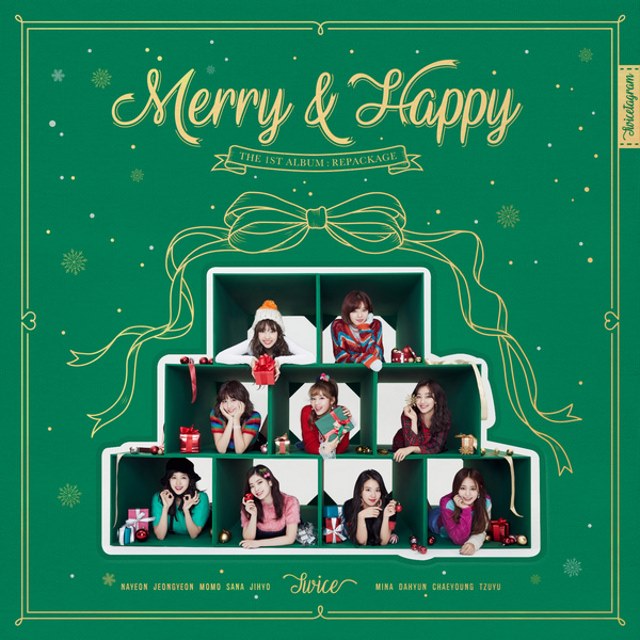 TWICE《Merry & Happy》封面