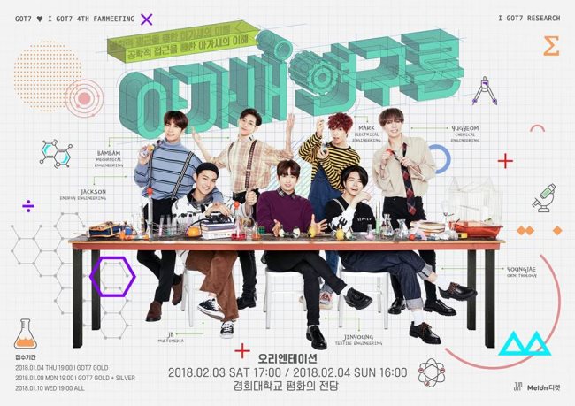GOT7《I GOT7 RESEARCH》粉絲見面會海報