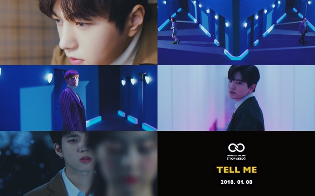 INFINITE《TELL ME》短版 MV 預告影片截圖