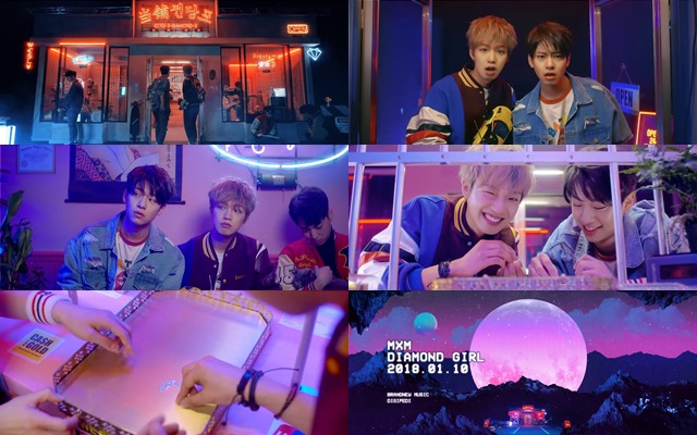 MXM《DIAMOND GIRL》MV 預告影片截圖