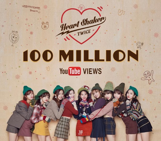 TWICE《HERAT SHAKER》MV 瀏覽次數破億