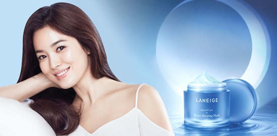 laneige 蘭芝、晚安面膜、宋慧喬、睡美人香氛水凝膜