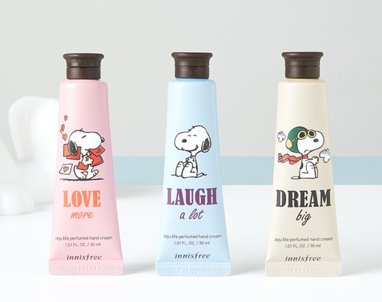 innisfree、snoopy、聯名活動、護手霜