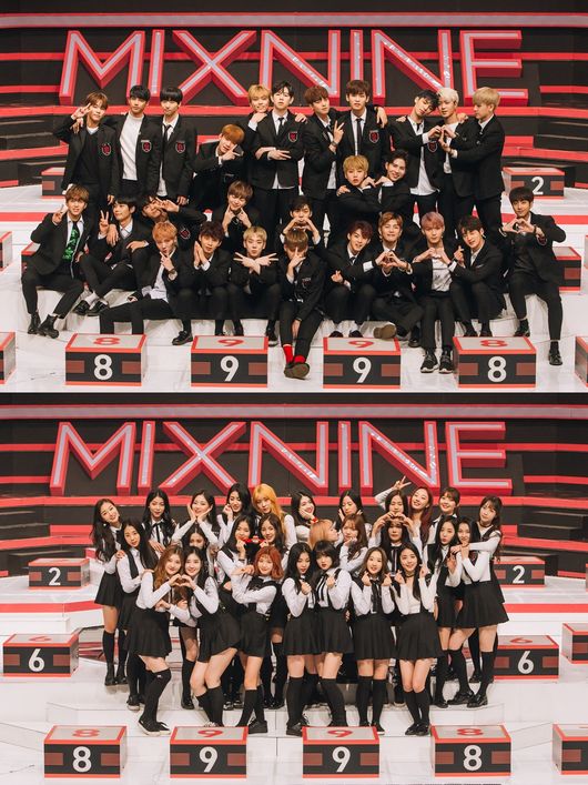 《MIX NINE》男、女組