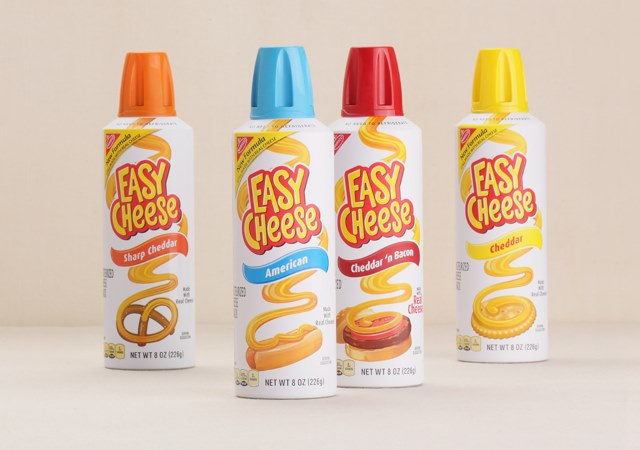 Easy Cheese 四種口味