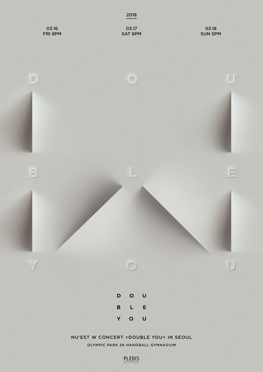 NU'EST W《DOUBLE YOU》演唱會海報