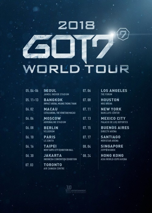 GOT7 2018 世界巡迴演唱會