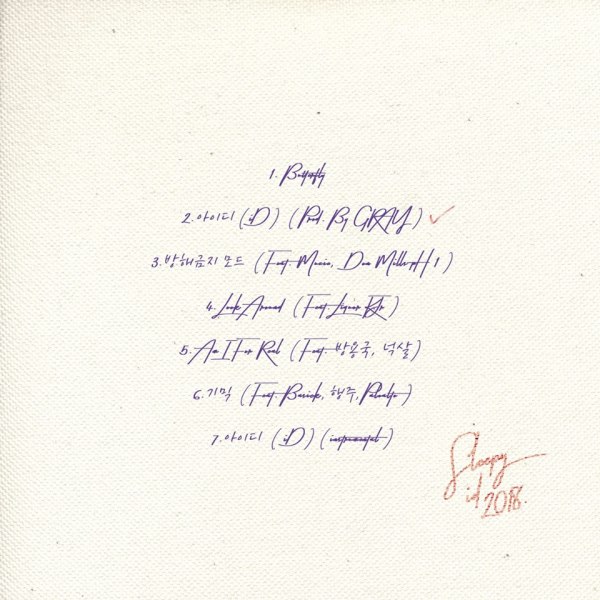 Sleepy《IDENTITY》曲目表