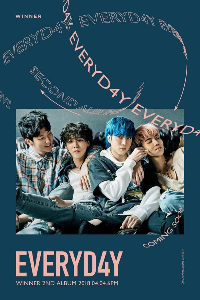 WINNER《EVERYD4Y》團體海報