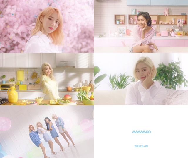 MAMAMOO《每天見》MV 預告影片截圖