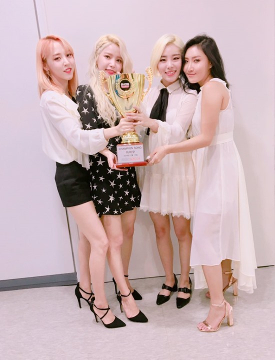 MAMAMOO《Show Champion》一位