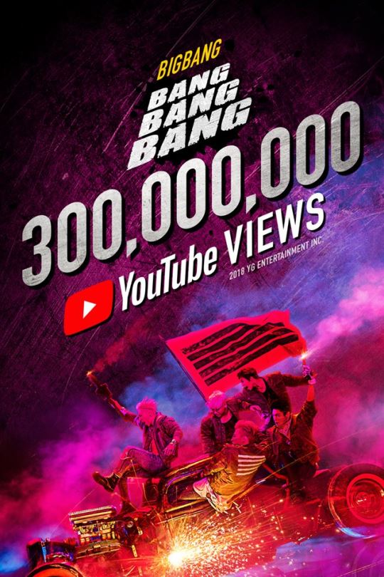 BIGBANG《BANG BANG BANG》MV 破三億