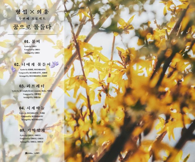 安炯燮、李義雄迷你一輯曲目表