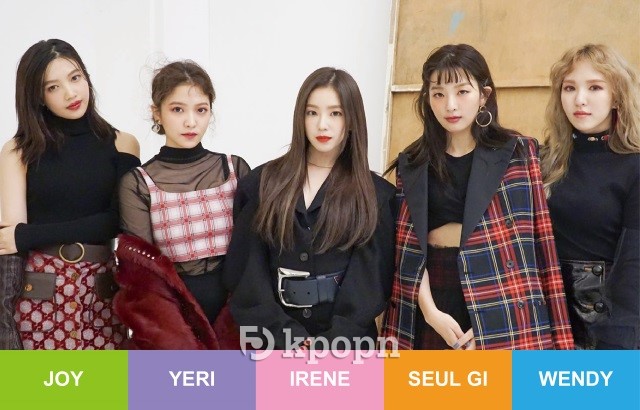 偶像色:Red Velvet