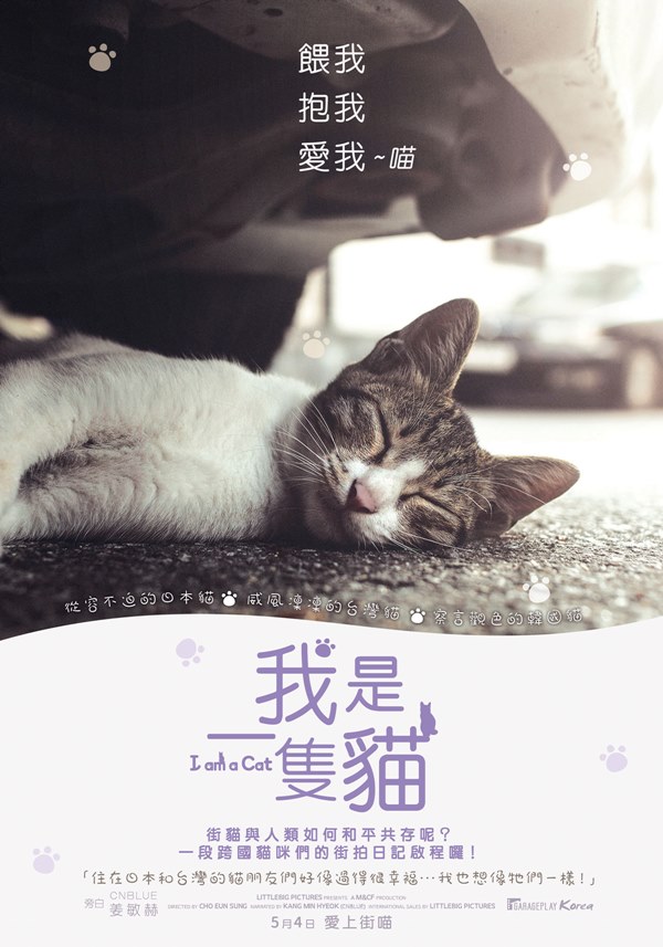 敏赫旁白電影《我是一隻貓》海報