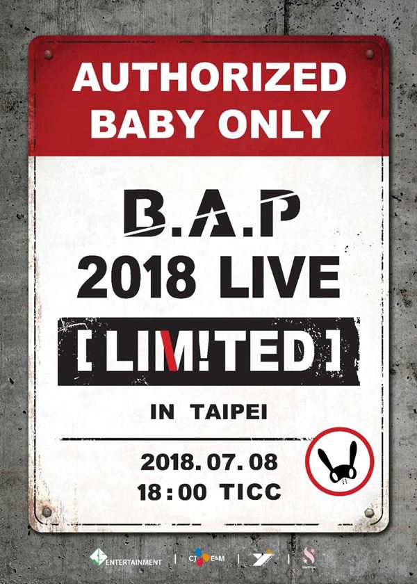 B.A.P 台灣演唱會海報