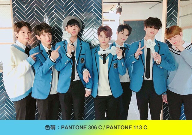 多種應援色:VICTON