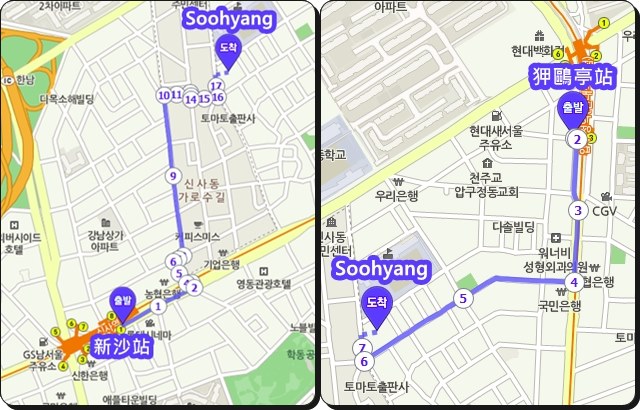 Soohyang 地圖