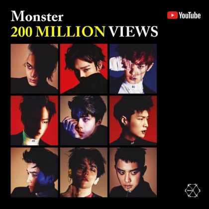 EXO《Monster》MV 破2億