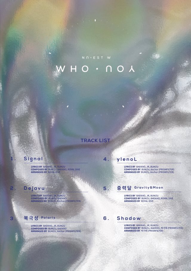 NU'EST W《WHO, YOU》曲目表