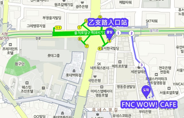 FNC WOW! CAFE 地圖