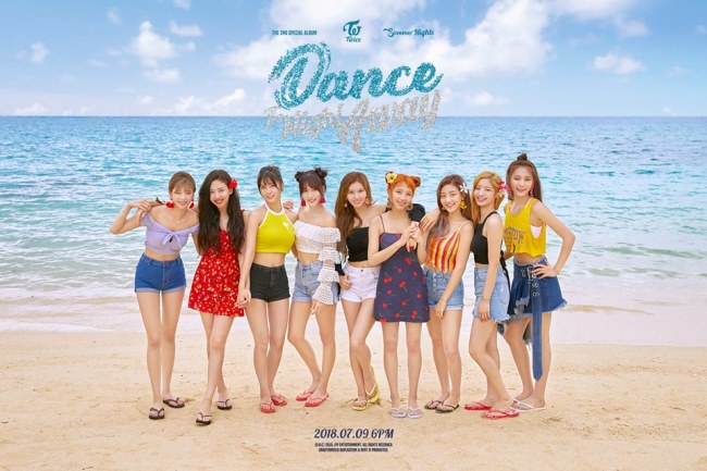 TWICE《Summer Nights》概念照